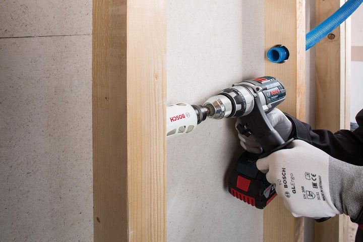 Bosch Professional 11 tlg. Lochsäge Progressor for Wood & Metal Set (für Holz und Metall, Ø 22-83 mm