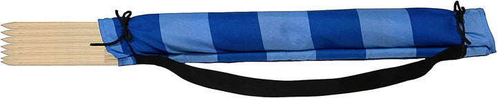 SILUK Strand Windschutz Sichtschutz 12m Blau, 12m Blau