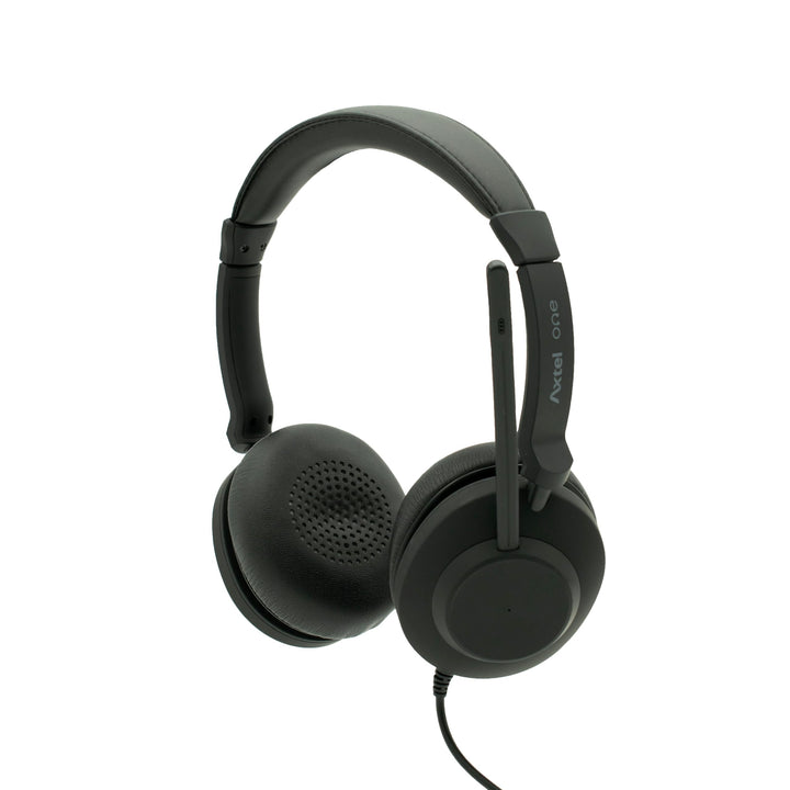 One UC Stereo Wired Headset - USB-A & USB-C - ENC Noise Cancelling Mic - Inline Controls - 40mm Spea