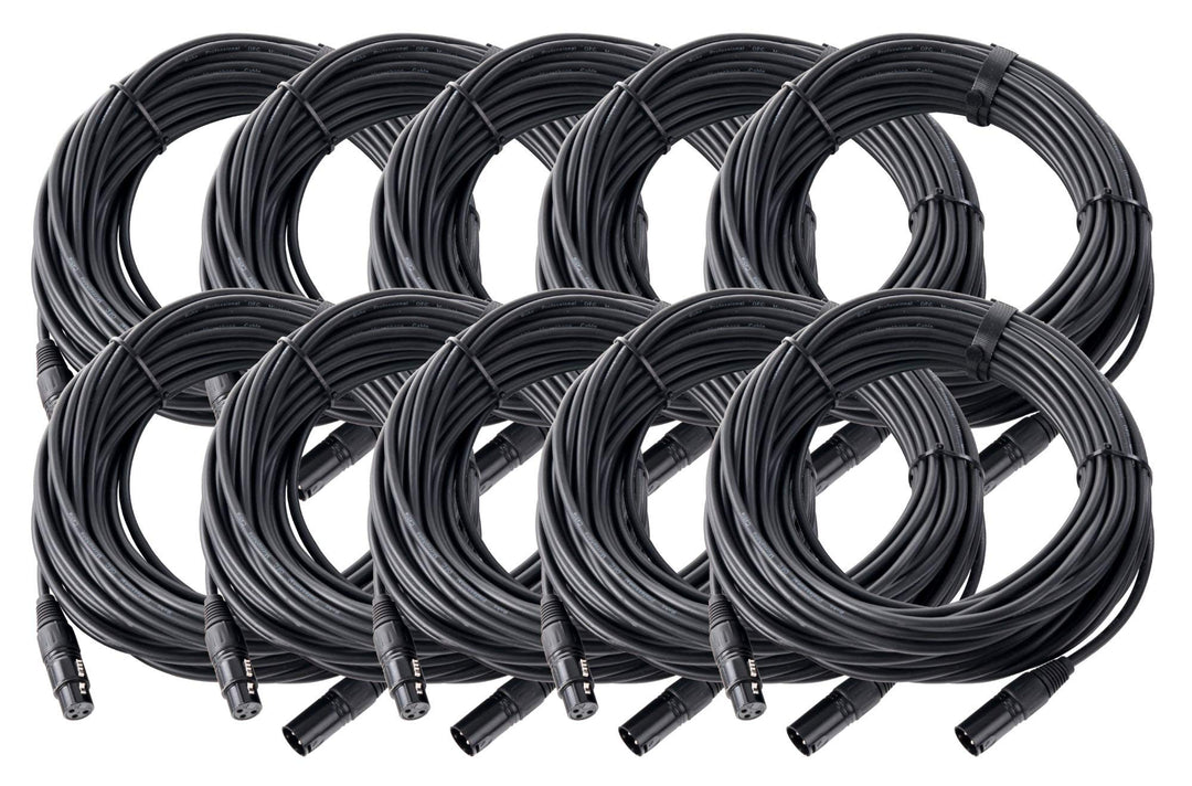 Pronomic XFXM Mikrofonkabel - XLR female 3-pol -> XLR male 3-pol - Stecker handgelötet - säure- und