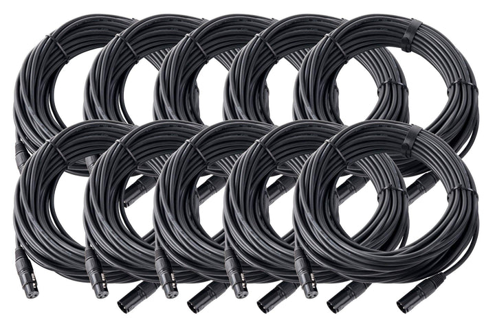 Pronomic XFXM Mikrofonkabel - XLR female 3-pol -> XLR male 3-pol - Stecker handgelötet - säure- und