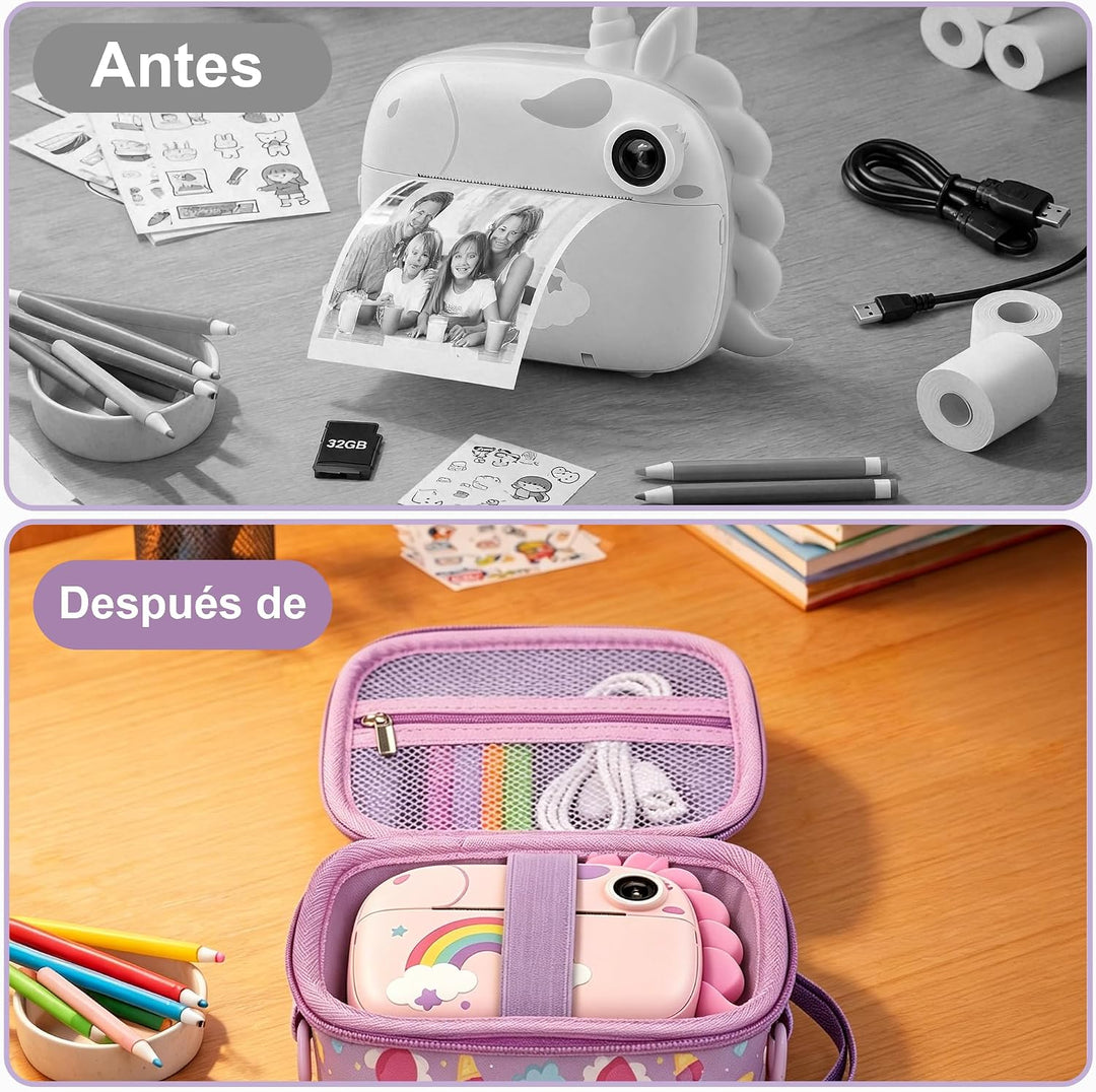 Leayjeen Sofortkamera-Set für Kinder, kompatibel mit Uleway/Hangrui/Toyogo/Gofunly/Ushining, 3 bis 1