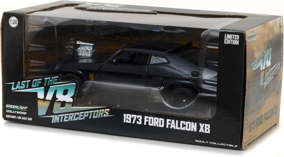 Greenlight 1:24 Last of The V8 Interceptors (1979) -1973 Ford Falcon XB 84051, schwarz