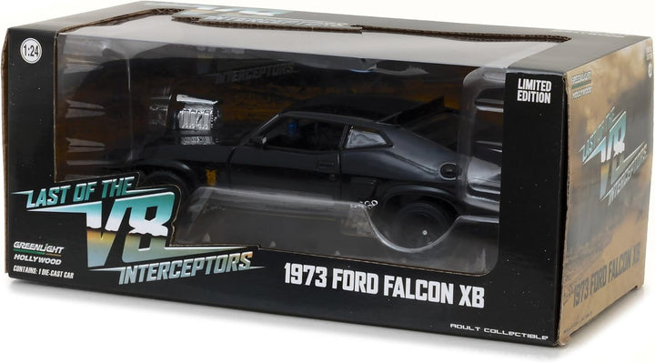 Greenlight 1:24 Last of The V8 Interceptors (1979) -1973 Ford Falcon XB 84051, schwarz