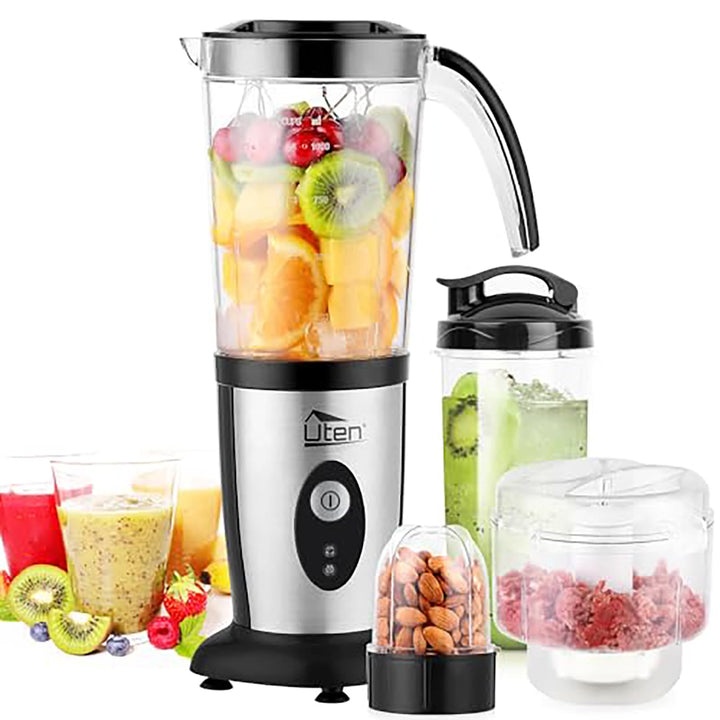 Uten Standmixer Mixer Smoothie Maker Multifunktion Entsafte Fleisch Zerkleinerer Ice Crusher Elektri