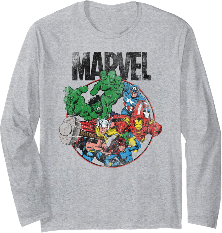 Marvel Sphere Black Langarmshirt