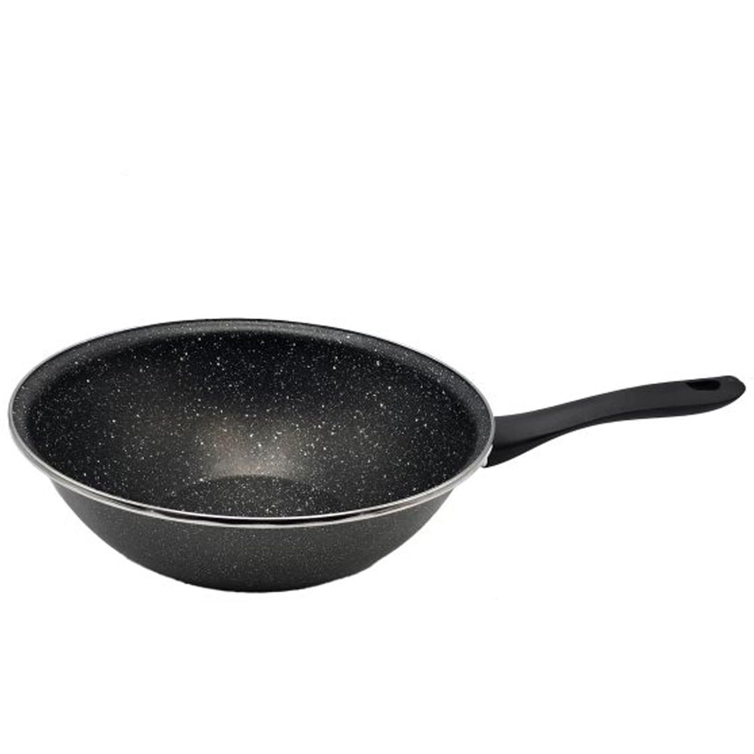 cottura vitrinor Wok FRR SM MACULATO K2 CM28, Stainless Steel, White