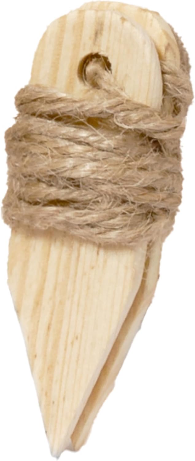 noTrash2003 6 Boccia Kugeln Boule Kugeln aus Massivholz mit Boulekegel Abstandsmesser, Bouleset Peta