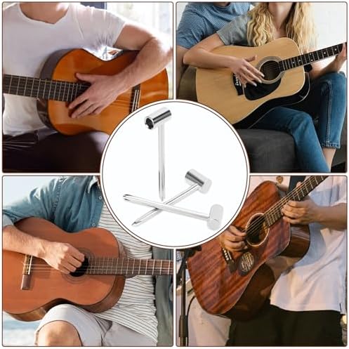 Gitarren-Halsstabschlüssel, 3 Stück, 7 Mm/8 Mm/6,35 Mm, Einstellwerkzeug für Gitarrenhals Zur Wartun