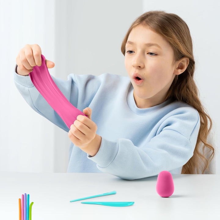 HEY CLAY - 15 Dosen lufttrocknende Knete für Kinder ab 3 Jahren - Kreatives Bastelset - Modelliermas
