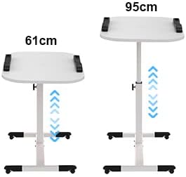 PIPIPOXER Computertisch Höhenverstellbarer Schreibtisch höhenverstellbar Laptoptisch mit 60x40 cm Ti