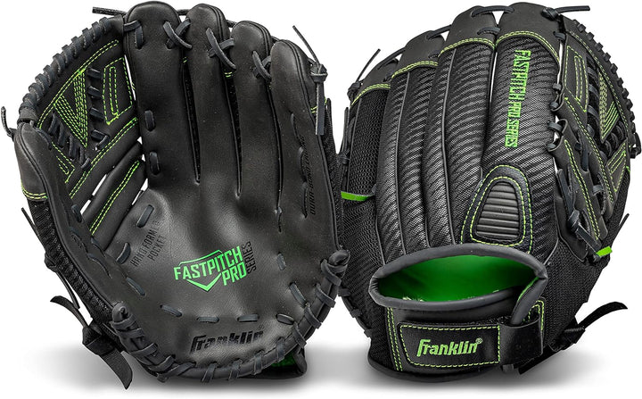 Franklin Sports Fastpitch Pro Series Softballhandschuhe lime 28 cm Rechte Hand Wurf, lime 28 cm Rech