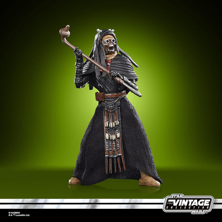 Star Wars The Vintage Collection Tusken Warrior, Buch von Boba Fett, Action-Sammelfigur, 9,5 cm