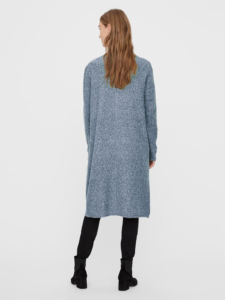 VERO MODA Female Strickjacke VMDOFFY Strickjacke S Navy Blazer Melange, S Navy Blazer Melange