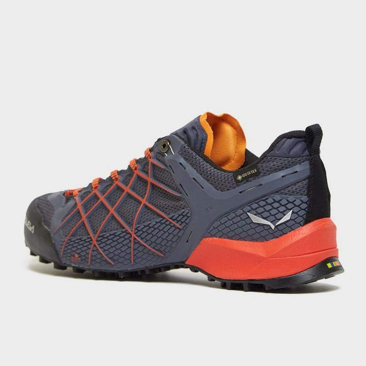 Salewa Wildfire Gore-Tex Herren Zustiegsschuhe, Ombre Blue Fluo Orange