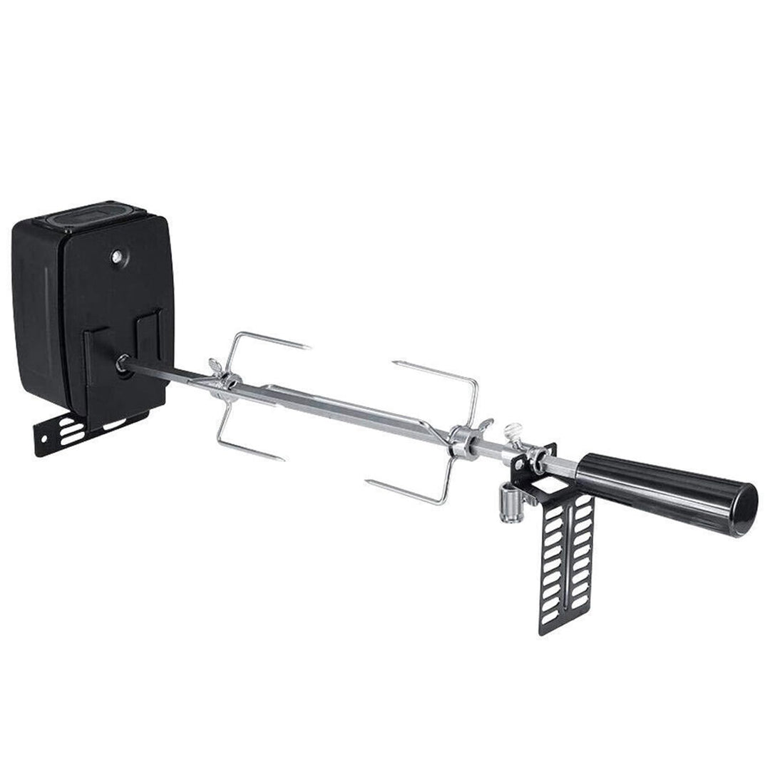Drehspiess Grill, Elektrische Spiesshalterung Grillspiess Mit Motor Edelstahl Grill Set Elektrogrill