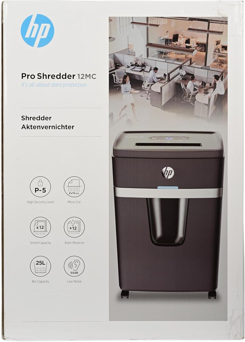 HP Aktenvernichter Pro Shredder 12MC