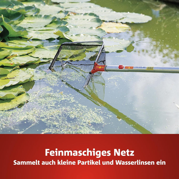 WOLF Garten WOLF-Garten multi-star - Kescher WK-M Gartenwerkzeug, Rot, 30x30 cm Single, Single