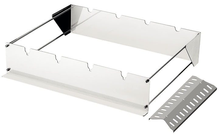 Tramontina Grillaufsatz für Grillspiesse, inkl. Brennerabdeckung Edelstahl, BBQ Edelstahl 54.50x16x1