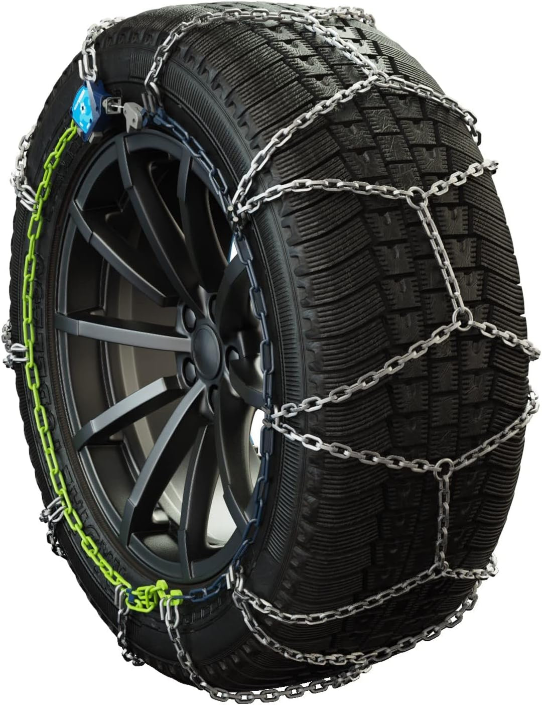 Veriga SG9-150 STOP&amp;GO CAR 9mm Schneeketten Satz (1 Paar= 2 Stück) automatische Spannung für PKW 439
