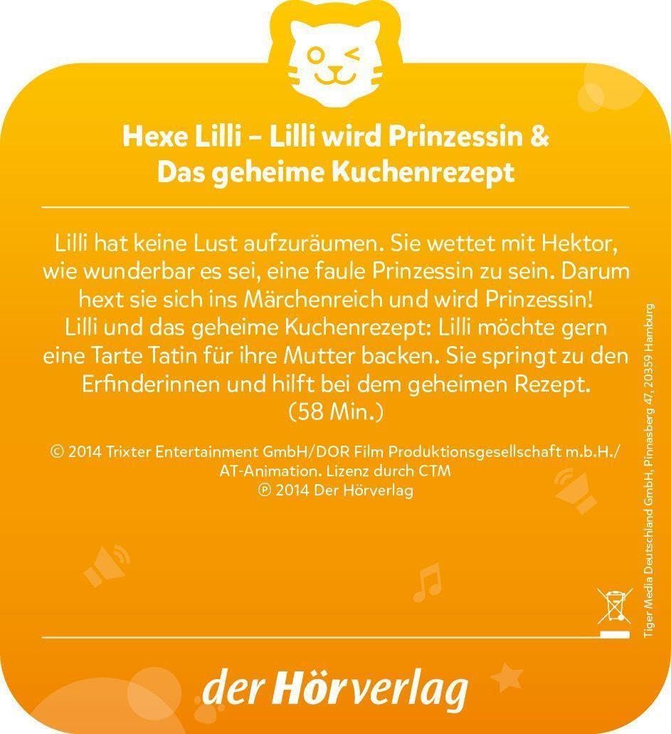 tigermedia tigercard Hexe Lilli Folge Lilli wird Prinzessin Das geheime Kuchenrezept tigerbox Hörbox
