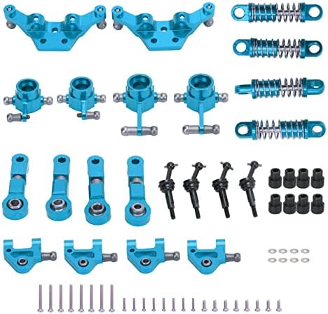 VGEBY RC-CVD-Antriebswellen-Set, Vorderer Hinterer Lenkungsbecher aus Metall, RC-Auto-Upgrade-Teile