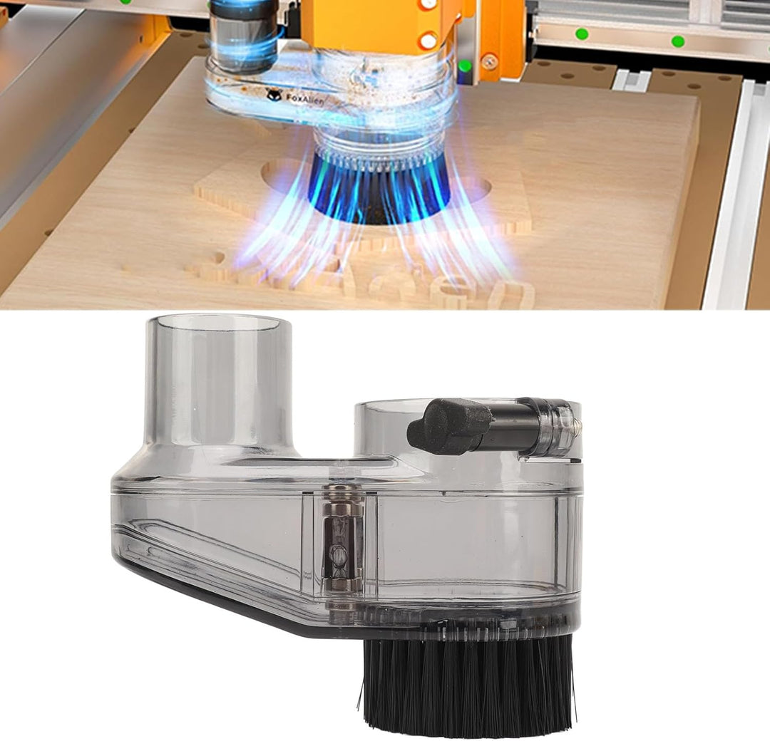 CNC-Fräser-Staubschutzschuh, 52 Mm Durchmesser, Transparenter CNC-Staubschutzmanschette mit 38 Mm Sc