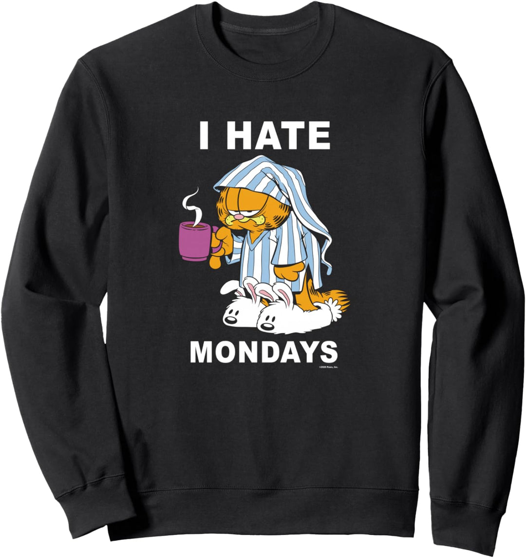 Garfield Ich Hasse Montags Kaffee Sweatshirt