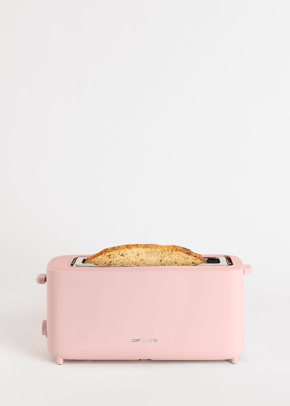 CREATE/TOAST STUDIO XL/Toaster Pastellrosa / 6 Leistungsstufen, Krümelschublade, Thermostat, Auftaue