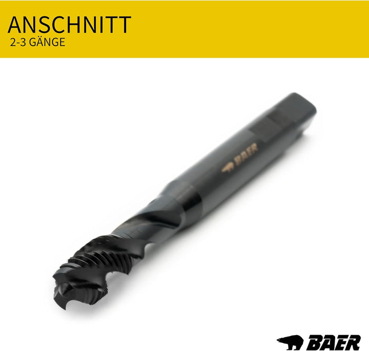 BAER TriTap Gewindebohrer HSSE-VAP Sackloch - Gewindeschneiden - Maschinengewindebohrer - Gewindeboh