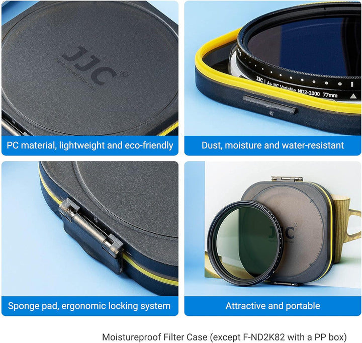 JJC 46mm Variable ND Filter ND2-ND2000 Neutral Graufilter für Nikon Z DX 16-50mm f/3.5-6.3 VR, für O