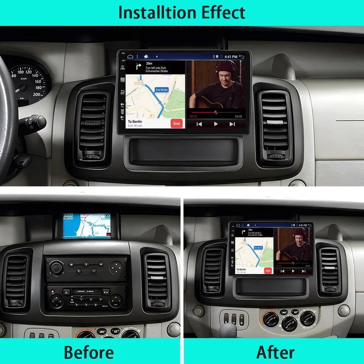 10.1 Zoll Autoradio für Renault Trafic 2 / Opel Vivaro/Nissan Primastar 2006-2014 GPS Navigation - W