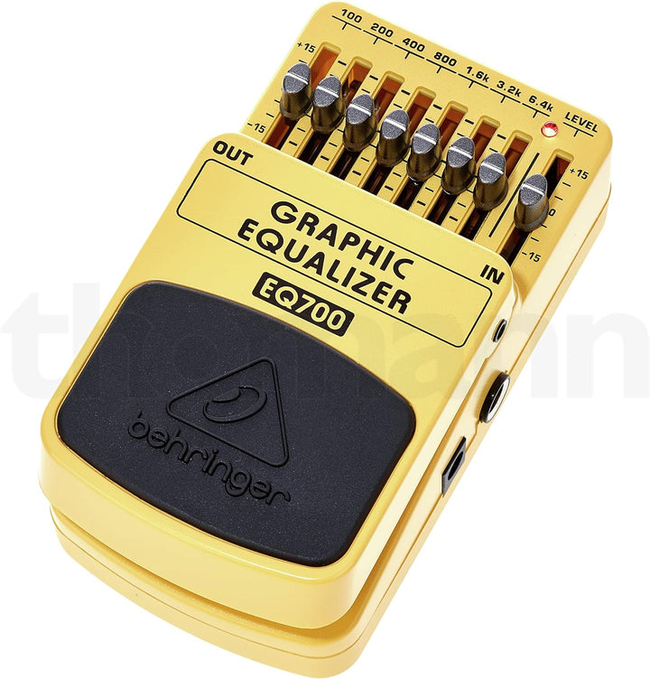 Behringer EQ700 Ultimativer 7-Band-Grafik-Equalizer & UC200 Ultimatives Stereo-Chorus-Effektpedal GR