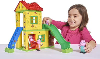 BIG-Bloxx Peppa Pig Play House - Baumhaus, Construction Set, BIG-Bloxx Set bestehend aus Peppa, Scho