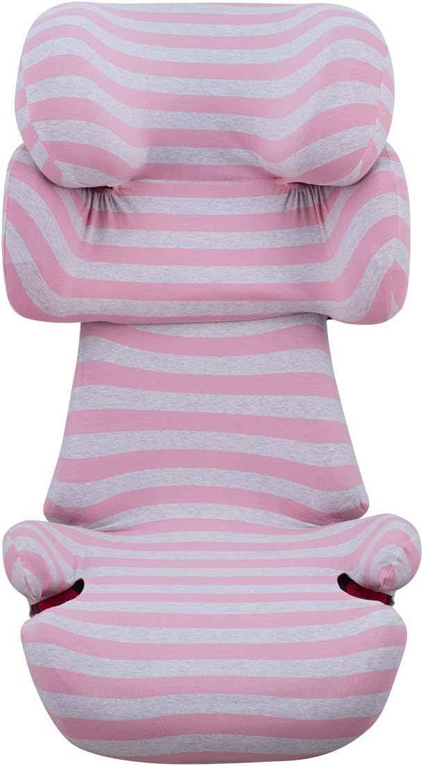 JYOKO KIDS Bezug für Autositz Kompatibel mit Cybex Solution Fix (Pink Island), Pink Island