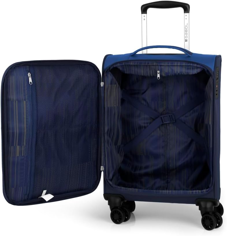 Gabol 5096 Trolley C22 Cloud Koffer 50 cm, blau (Blau) - 114022 003, Blau