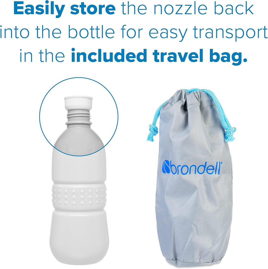 Brondell GoSpa Essential Tragbares Bidet für den täglichen Gebrauch, Camping, Wandern und Outdoor-Ak