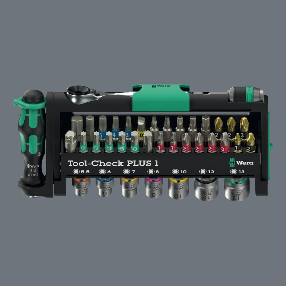 Wera 05049055001 Tool-Check PLUS 1, 39-teilig, Tool-Check PLUS 1