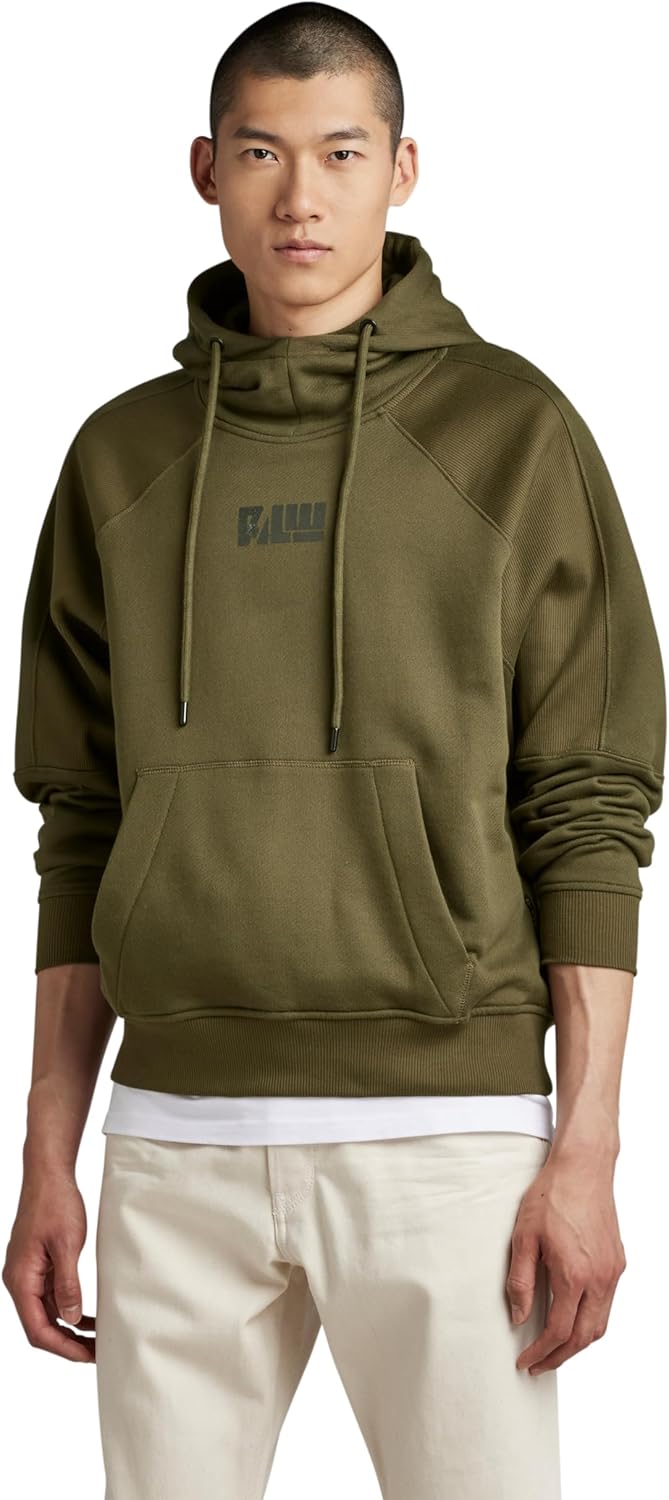 G-STAR Herren Moto Loose HDD Sw Sweats L Grün (Shadow Olive D22732-c988-b230), L Grün (Shadow O