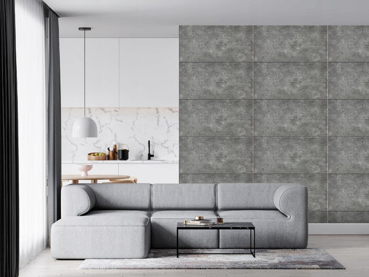 DECCART Wand-Paneele in Betonoptik - Deckenpaneele - Wandverkleidung Deckenverkleidung mit Beton-Imi
