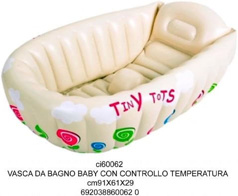 Jilong Tiny Tots Baby Wanne Kinderwanne Badewanne Planschbecken Kinder Wassertemperatur Warnanzeige