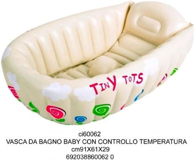 Jilong Tiny Tots Baby Wanne Kinderwanne Badewanne Planschbecken Kinder Wassertemperatur Warnanzeige