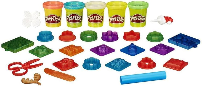 Play-Doh – b21999 – Modeling Compound Spielzeug – Weihnachts Adventskalender – Beinhaltet 5 Farbe Tu