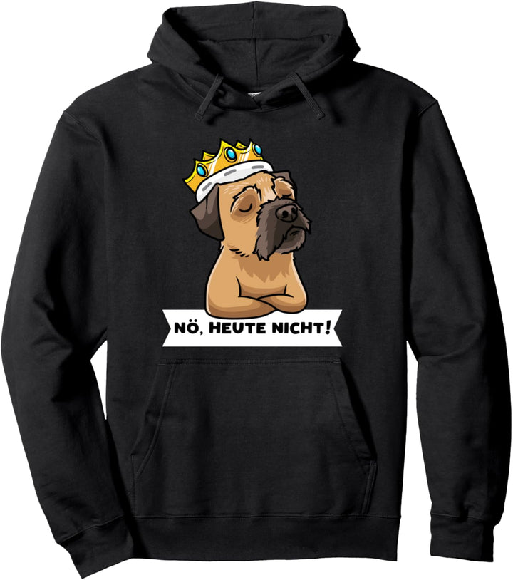 Sturer Border Terrier Hund lustig Borderterrier Hundefan Pullover Hoodie
