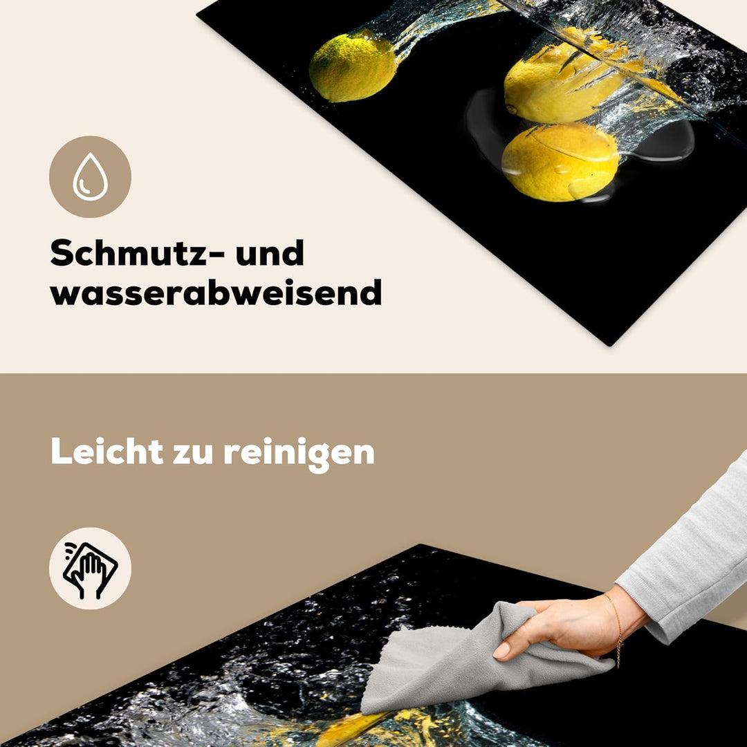 Herdabdeckplatte Einteilig Küche Herdabdeckung Induktionsfeld Ceranfeld Herdabdeckplatten Vinyl Matt