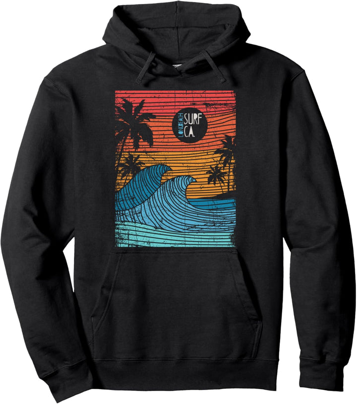 Los Angeles California Dreaming T-Shirt CA Long Beach Surf Pullover Hoodie