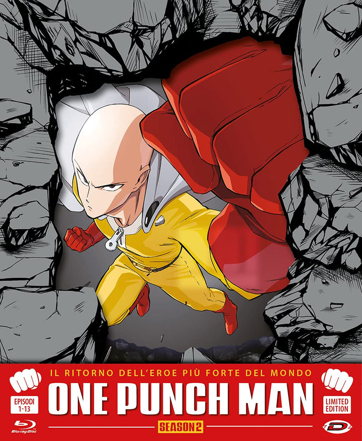 One Punch Man - Season 02 Limit.Edit. (Eps 01-12) ( Box 3 Br) [Region Free] [Blu-ray], Blu-ray