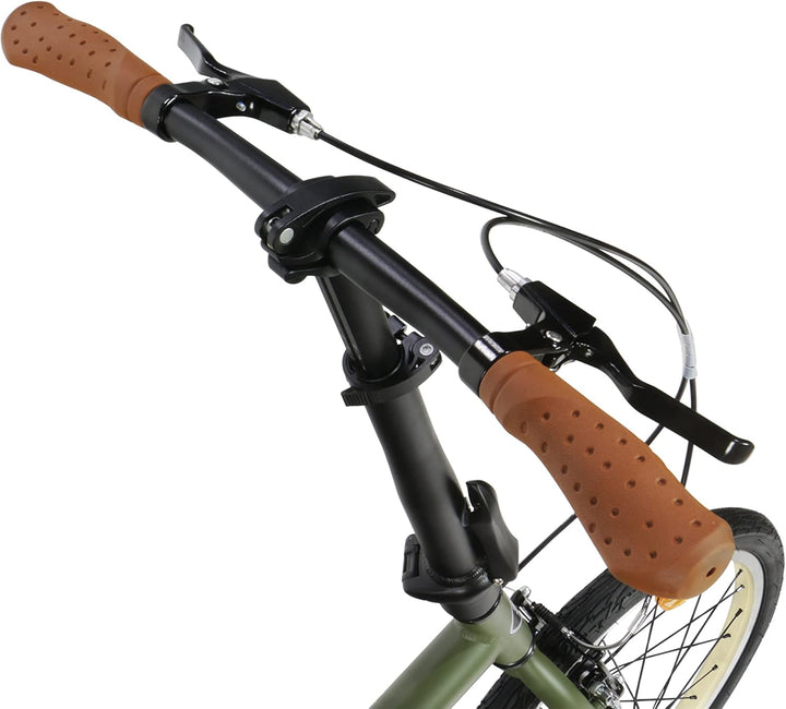 FabricBike Klappfahrrad, Alu-Rahmen, Single Speed, klapprad 20 Zoll, Folding, klapp Fahrrad, Klappra