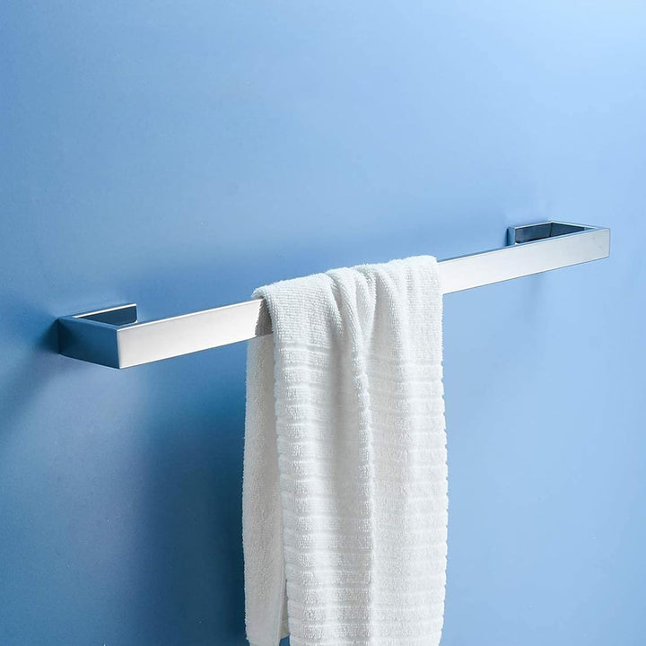 Flybath Handtuchstange Einzelschicht SUS 304 Edelstahl Stilvoller Handtuchhalter Wandmontage 60 cm,