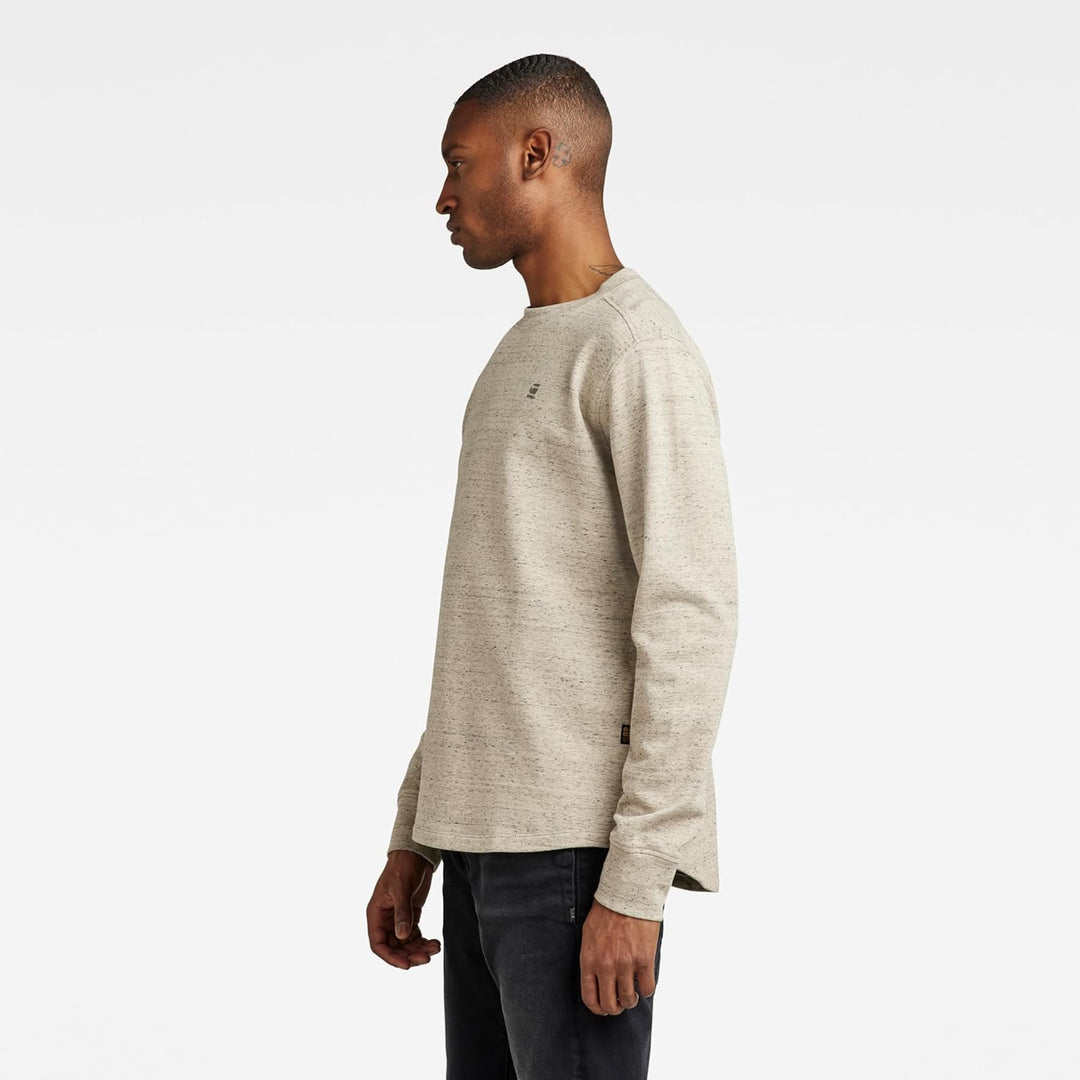 G-STAR Herren Lash Sweater M Mehrfarbig (Westpoint Khaki Htr D18231-c425-d385), M Mehrfarbig (Westpo